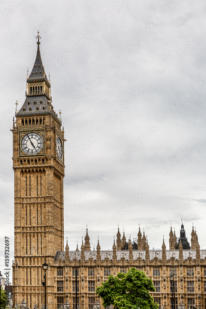 Big Ben and Houses of parliament, London