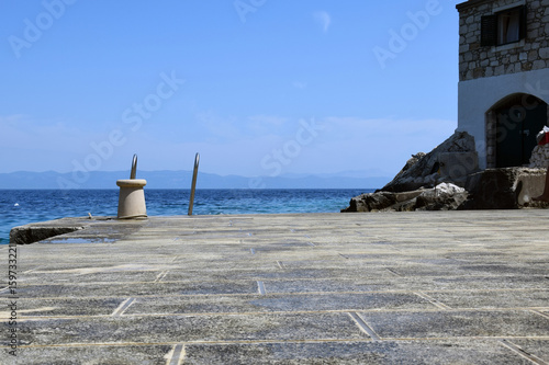 Clear sea in the marine of the island