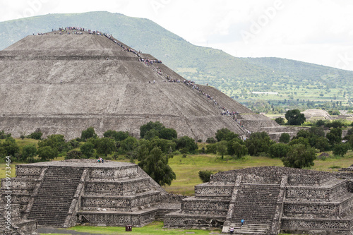 Pyramid of the sun in Mexico