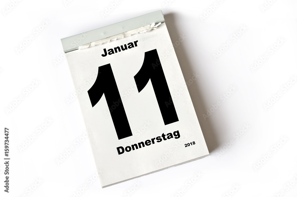 11. Januar 2018