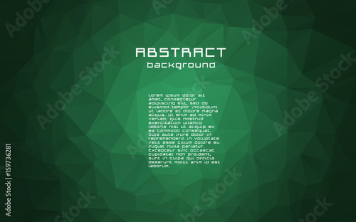 Abstract textured polygonal vector blurry triangle background.