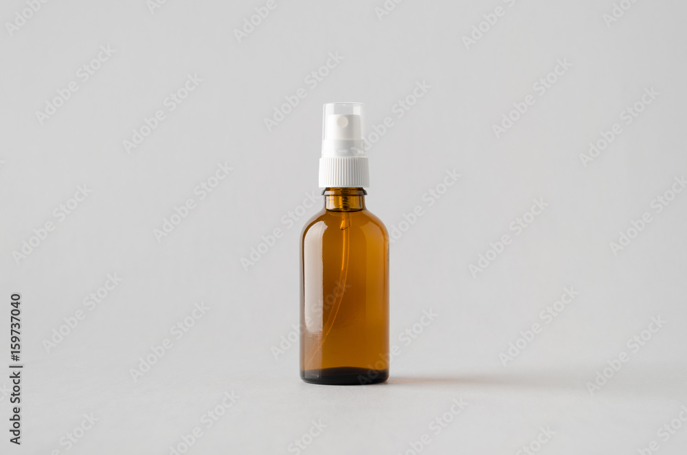 Amber Spray Bottle Mock-Up Amber Spray Bottle Mock-Up