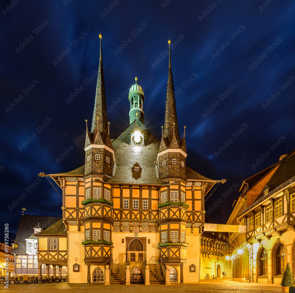 Fototapeta premium Rathaus Wernigerode