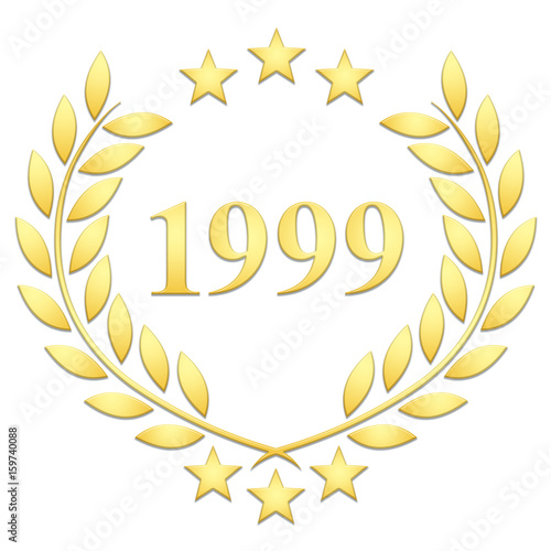 Lauriers 3 étoiles 1999 sur fond blanc 