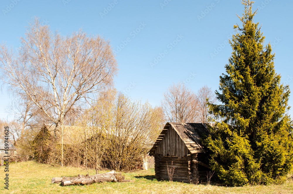 Old wooden house Old wooden house