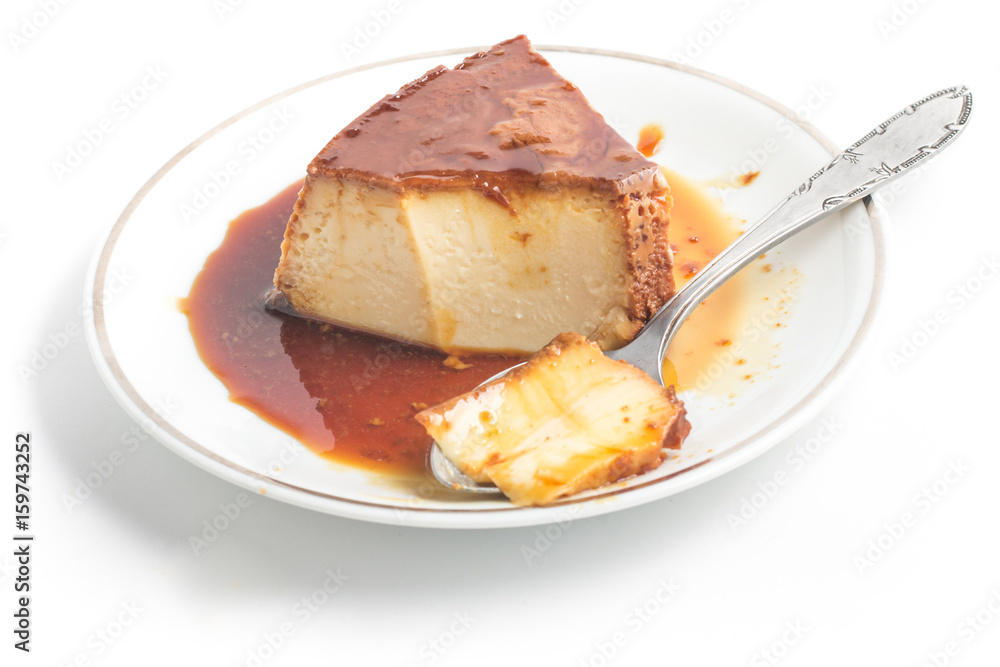 Slice of Brazilian Milk Pudding Slice of Brazilian Milk Pudding