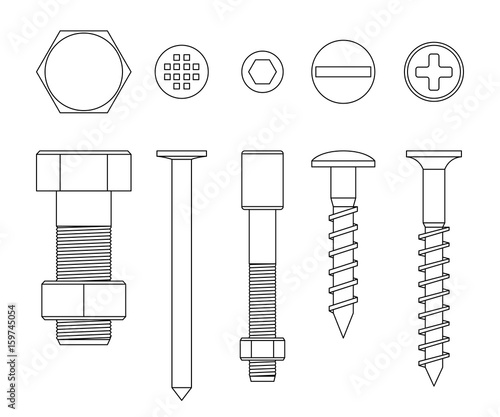 Screws and bolts