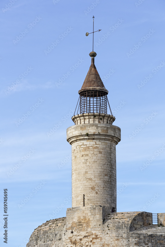 Der Tour de Constance in Aigues-Mortes, Camargue, Südfrankreich