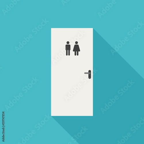 Toilet door icon