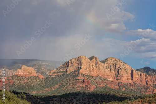 Monsoon Over Sedona Red Rock Landscape