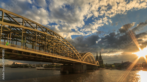 Hohenzollern Railbridge Cologne