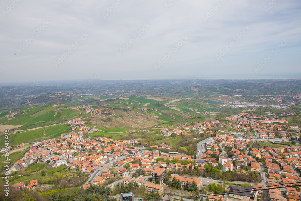 Panorama.Republic of San Marino.