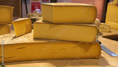 Принти на полотні Fromage Comté sur un marché