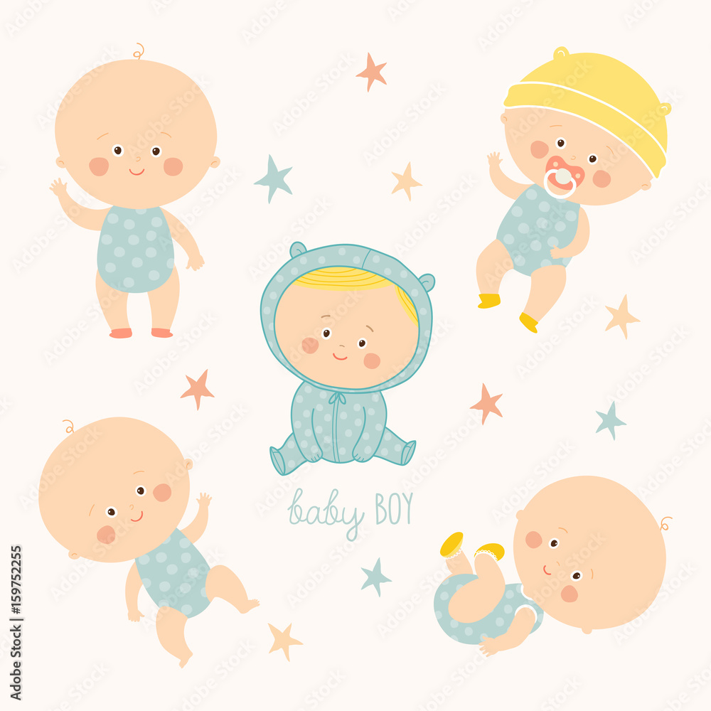 Set with cute baby boys. Growth from newborn to toddler. Various poses.First year. activities. Crawling, sitting, standing, playing, smiling. Set with cute baby boys. Growth from newborn to toddler. Various poses.First year. activities. Crawling, sitting, standing, playing, smiling.
