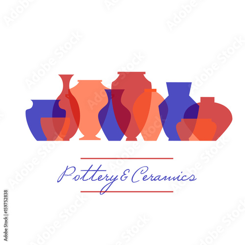 pottery icon set