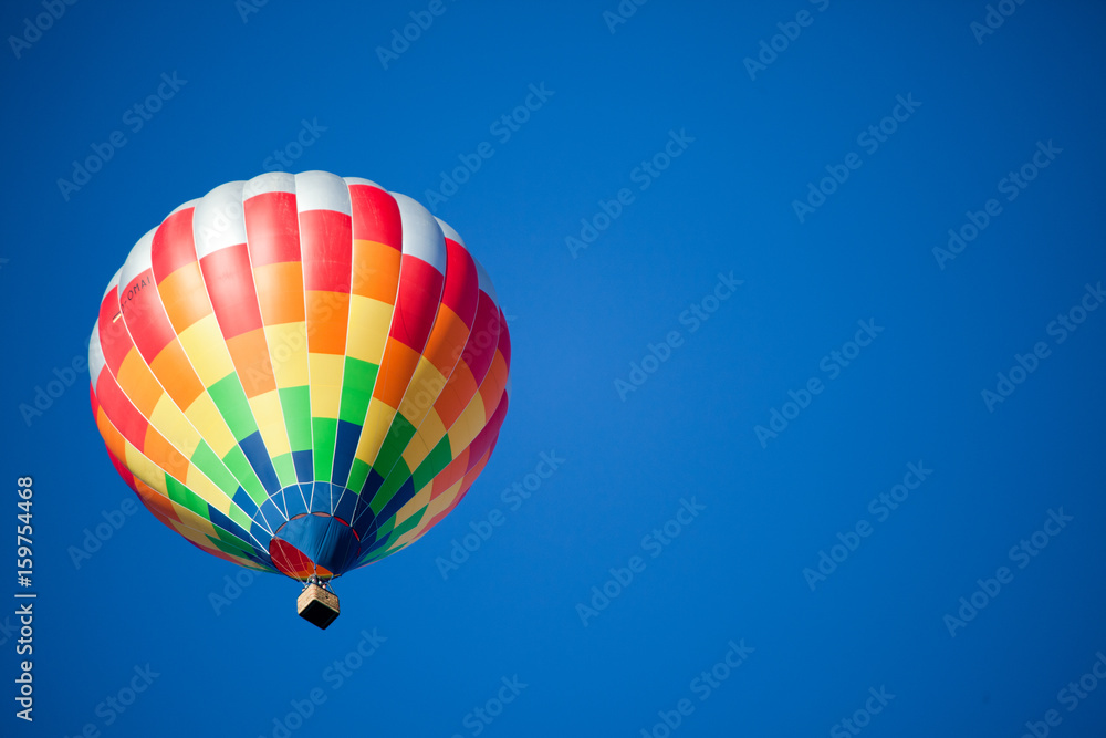 Obraz premium Bunter Heißluftballon