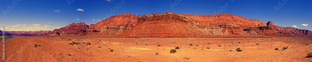 Marble Canyon Desert Panorama in Vermilion Cliffs National Monument