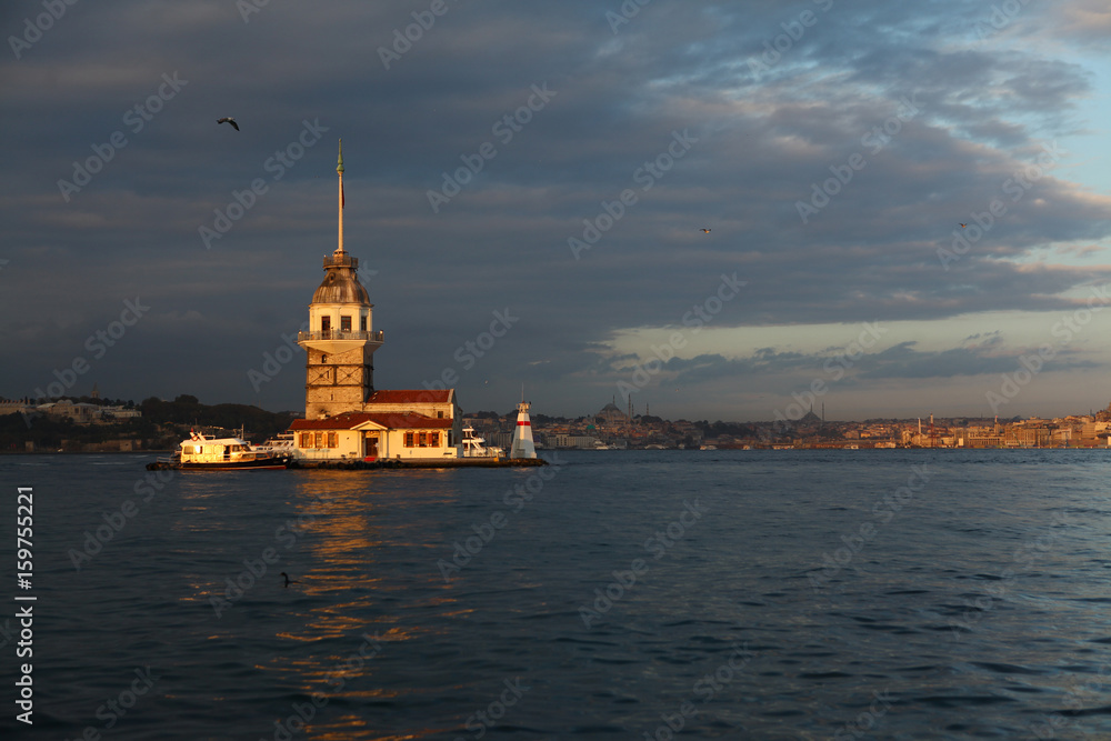 Fototapeta premium Kız Kulesi'nde Sabah