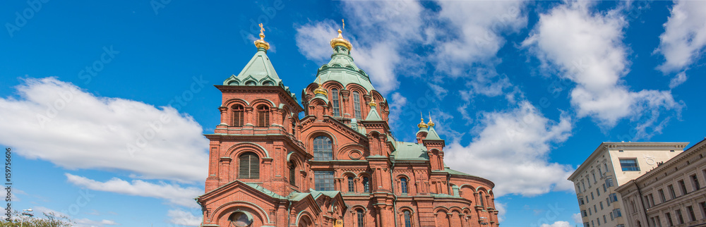 Obraz premium Uspenski Kathedrale (Uspenskin katedraali) Helsinki Uusimaa Finnland
