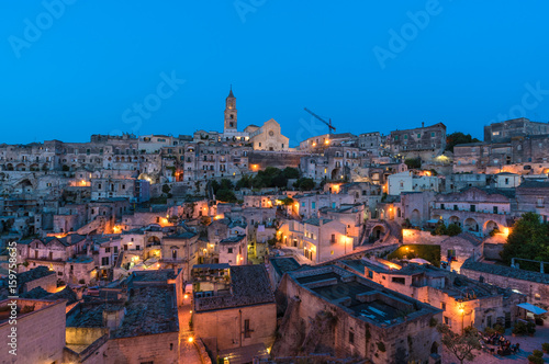 Matera (Basilicata) - The historic center of the wonderful stone city of southern Italy, a tourist attraction for the famous "Sassi", designated European Capital of Culture for 2019. 