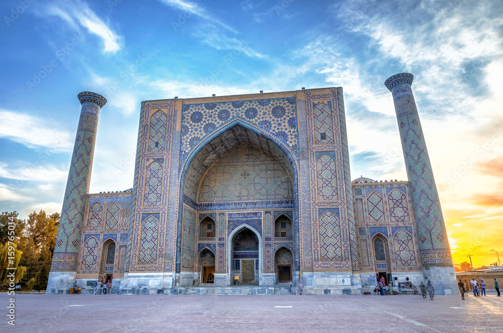 Ulugh Beg Madrasah, Registan, Samarkand, Uzbekistan