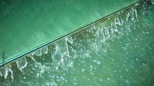 Wallpaper Mural HD Supper slow water curtain close up abstract, background	 Torontodigital.ca