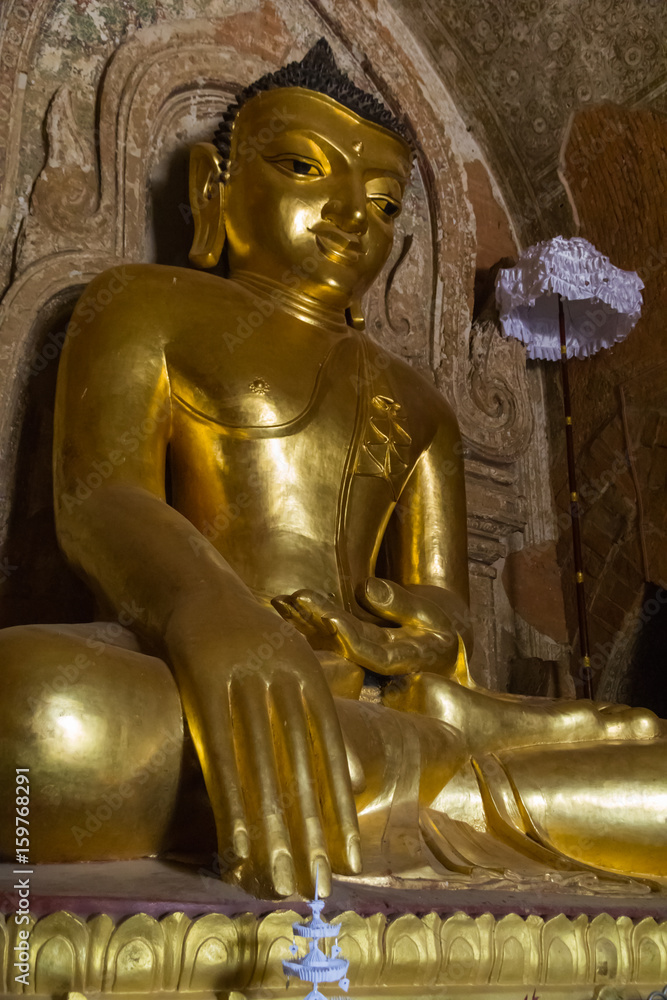 Buddha figure, Sulamani Temple, Bagan, Myanmar