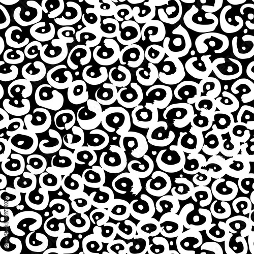 Seamless textile doodle pattern grunge texture