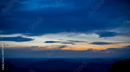 The sunset from San Marino. © ivanods