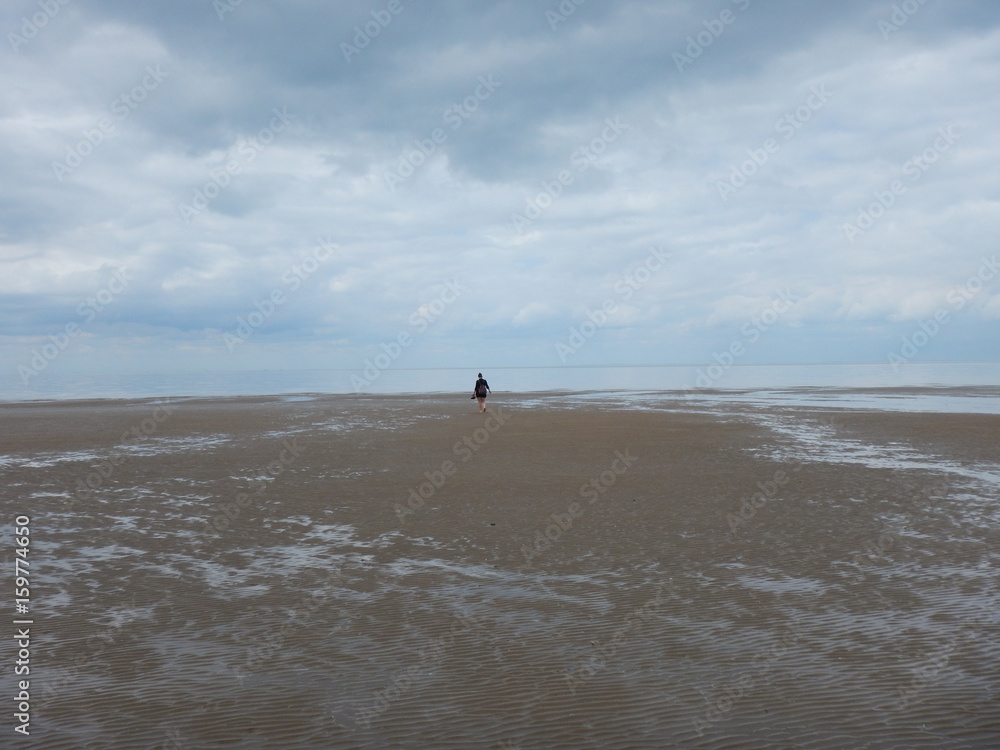 walking during low-tide