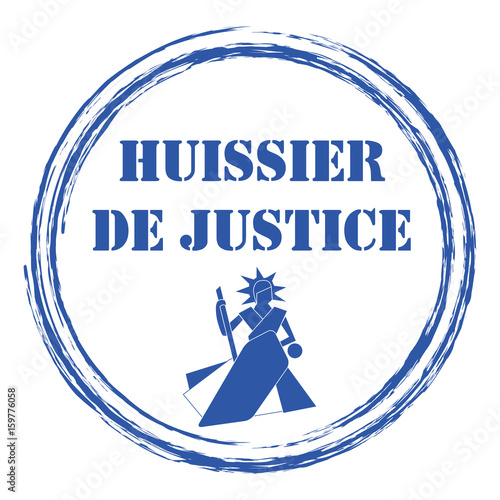 Logo huissier de justice.