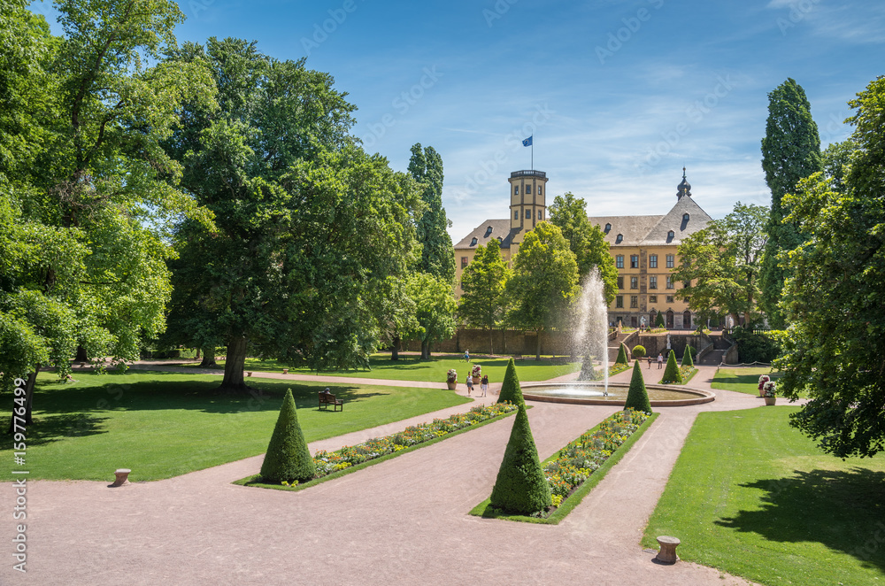 Stadtschloss mit Schlossgarten in Fulda
