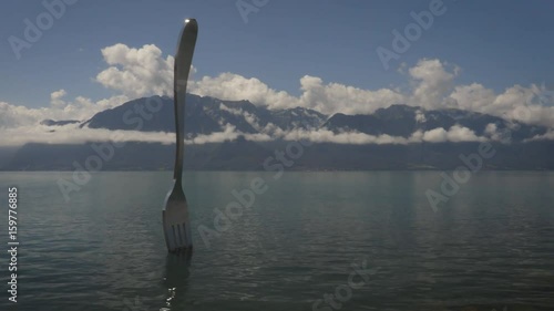The Fork, Vevey, Geneva lake, timelapse
