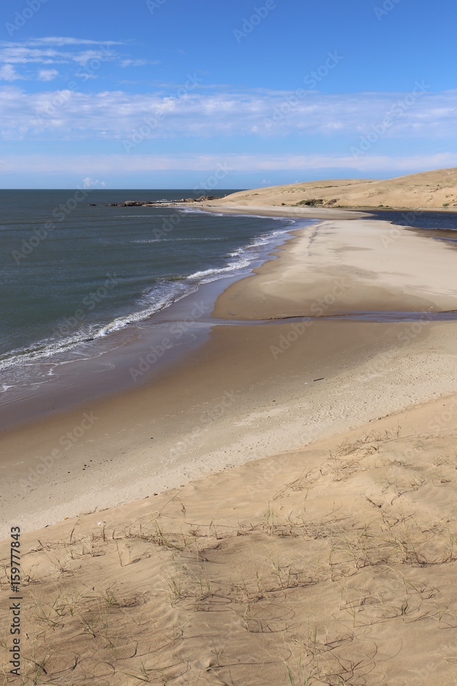 Dunes behind of Barra de Valizas - Uruguay
