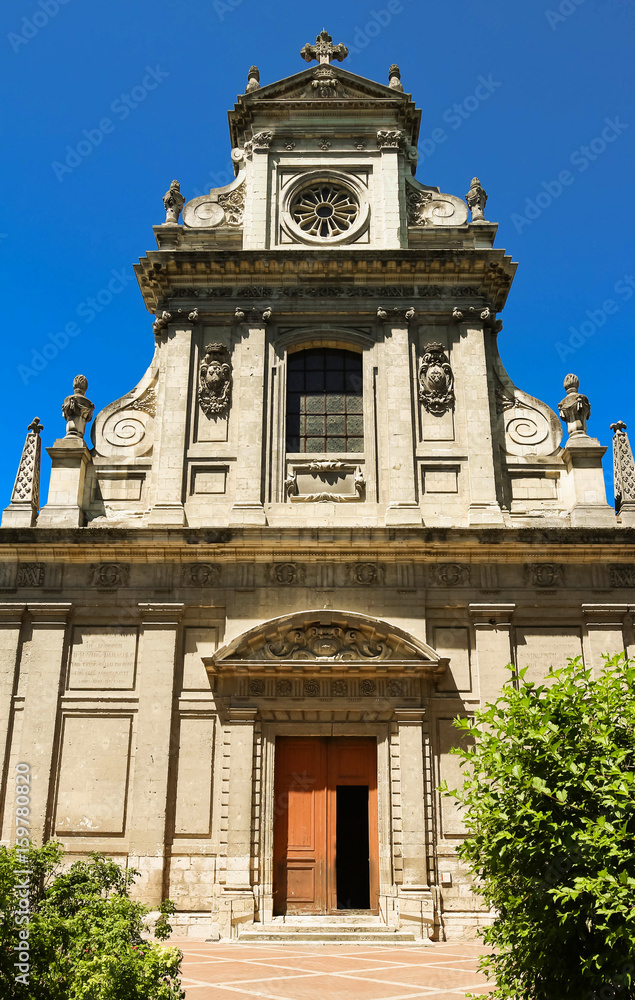 Fototapeta premium Saint Vincent church lies in the center of Blois, France.