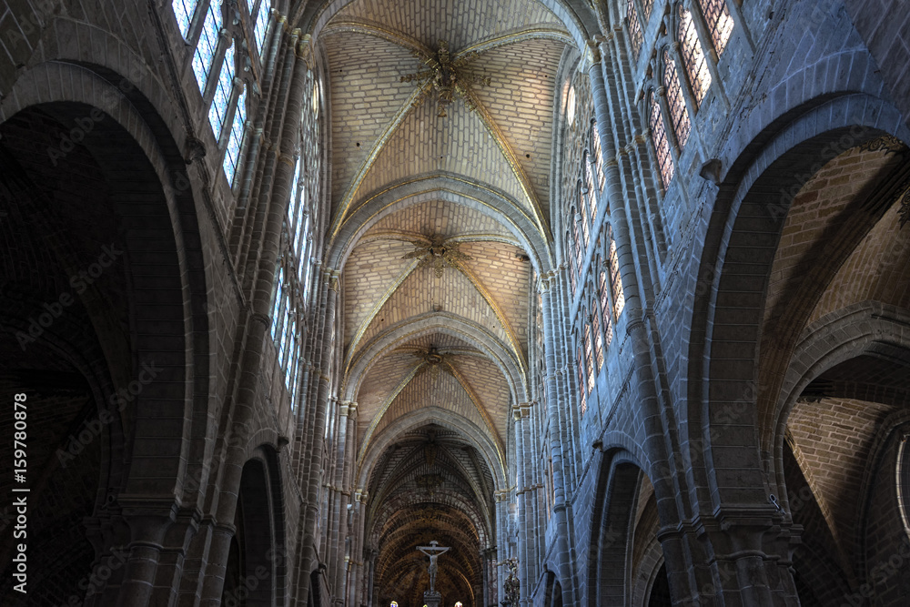 interior de la catedral de Ávila, España