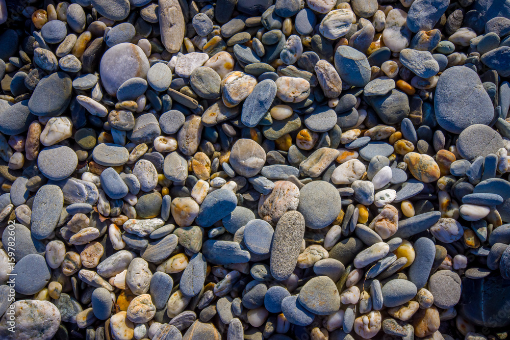 Stones located in West coast, in south island, in New Zealand in a rocky background Stones located in West coast, in south island, in New Zealand in a rocky background