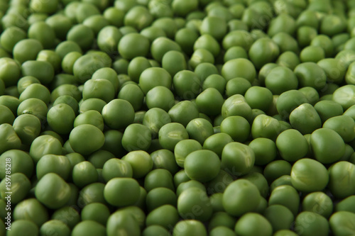 Heap of raw peas