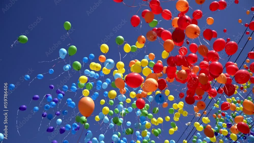 a lot of balloons in the sky a lot of balloons in the sky