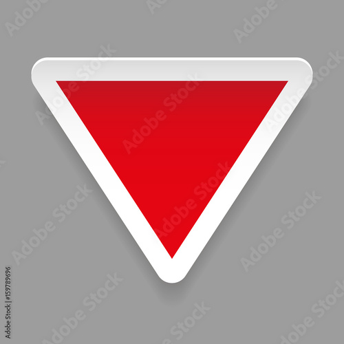 Free Download Empty sticker triangle - GFXLoad