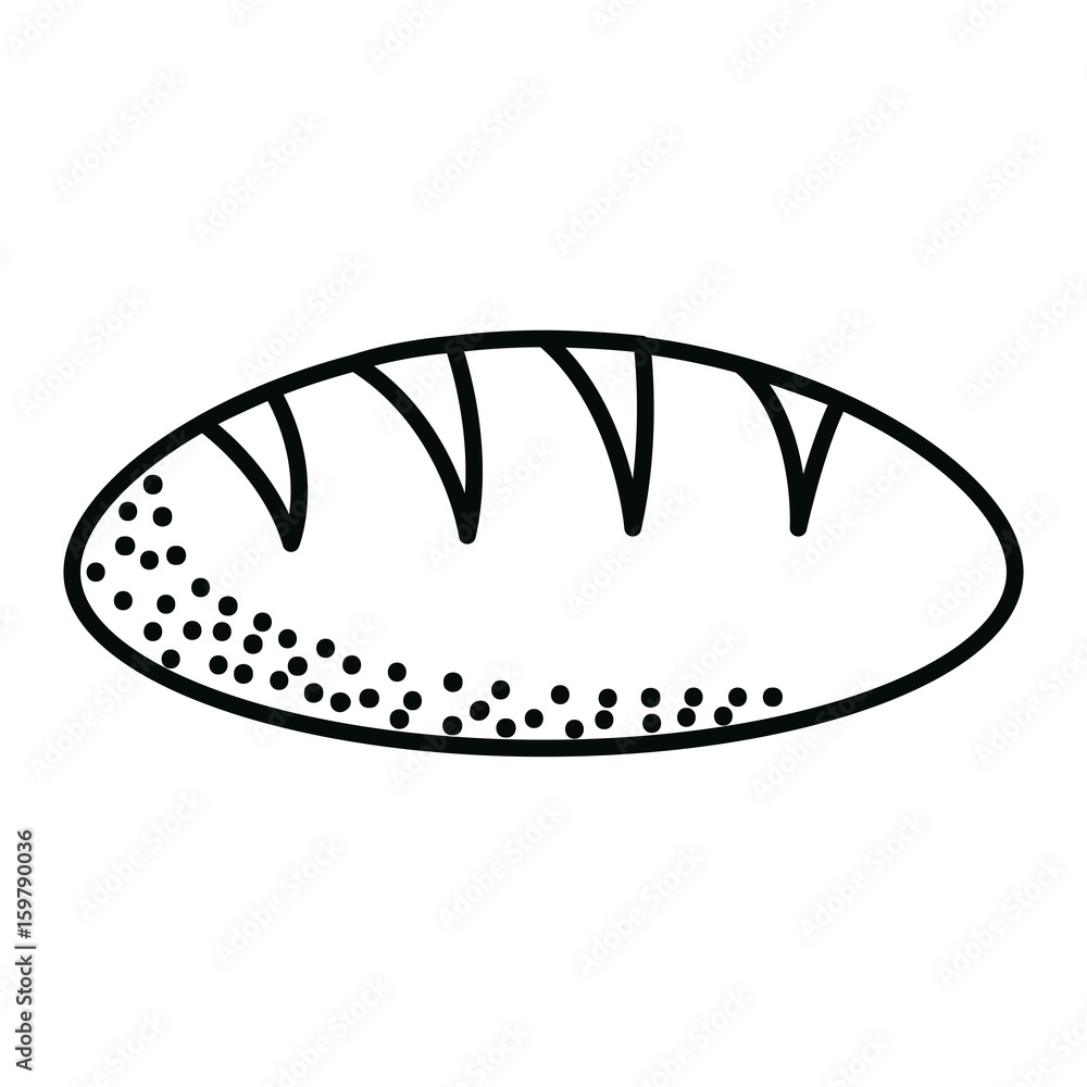 delicious bread isolated icon vector illustration design delicious bread isolated icon vector illustration design