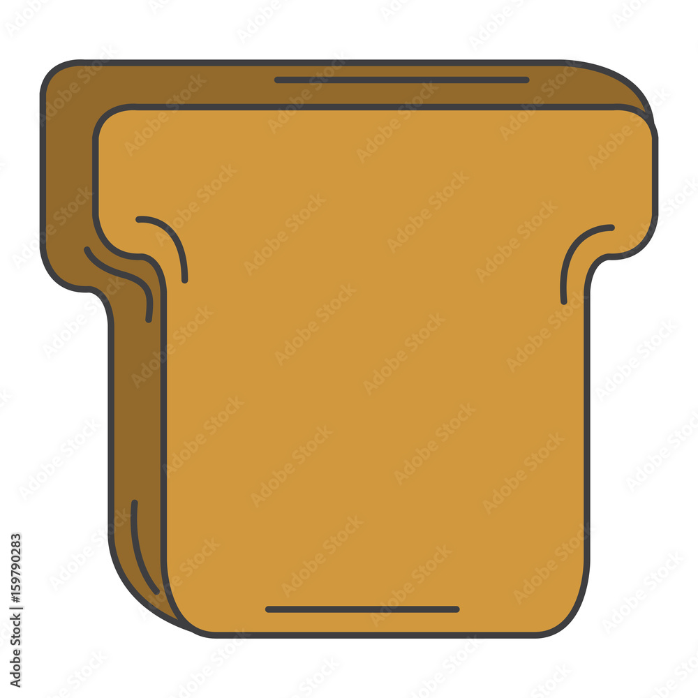 delicious toast bread isolated icon vector illustration design delicious toast bread isolated icon vector illustration design