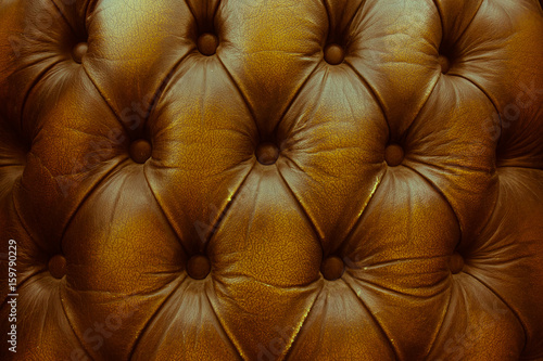 Old leather close-up background of Sofa