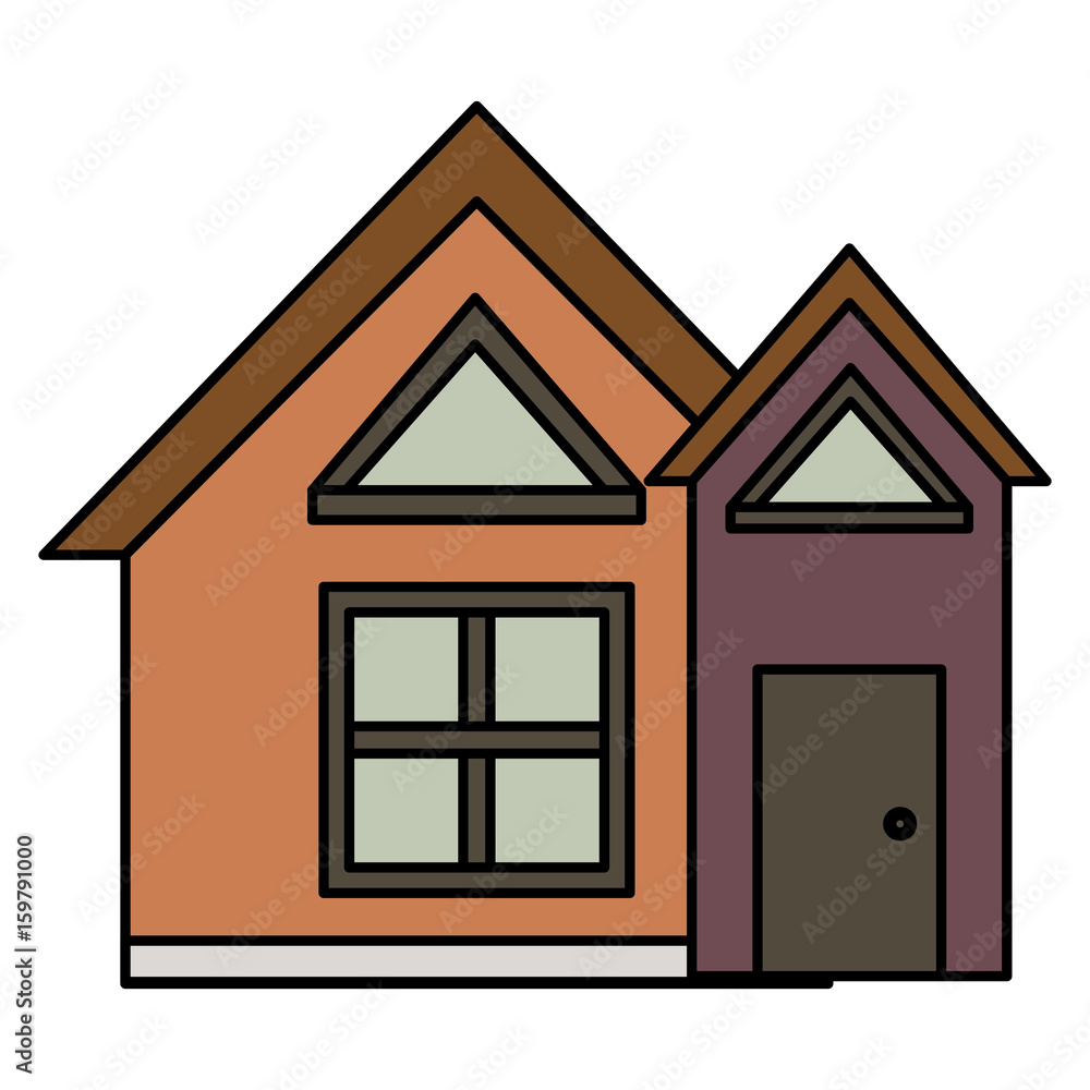 exterior house isolated icon vector illustration design exterior house isolated icon vector illustration design