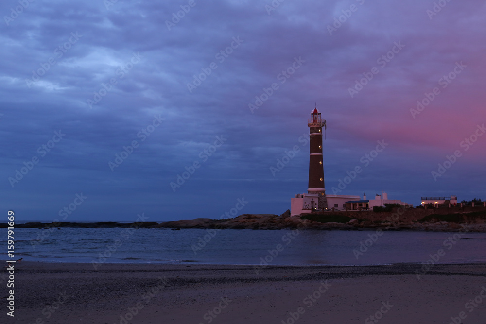 Lighthouse in Jose Ignacio near Punta del Este, Atlantic Coast, Uruguay Lighthouse in Jose Ignacio near Punta del Este, Atlantic Coast, Uruguay