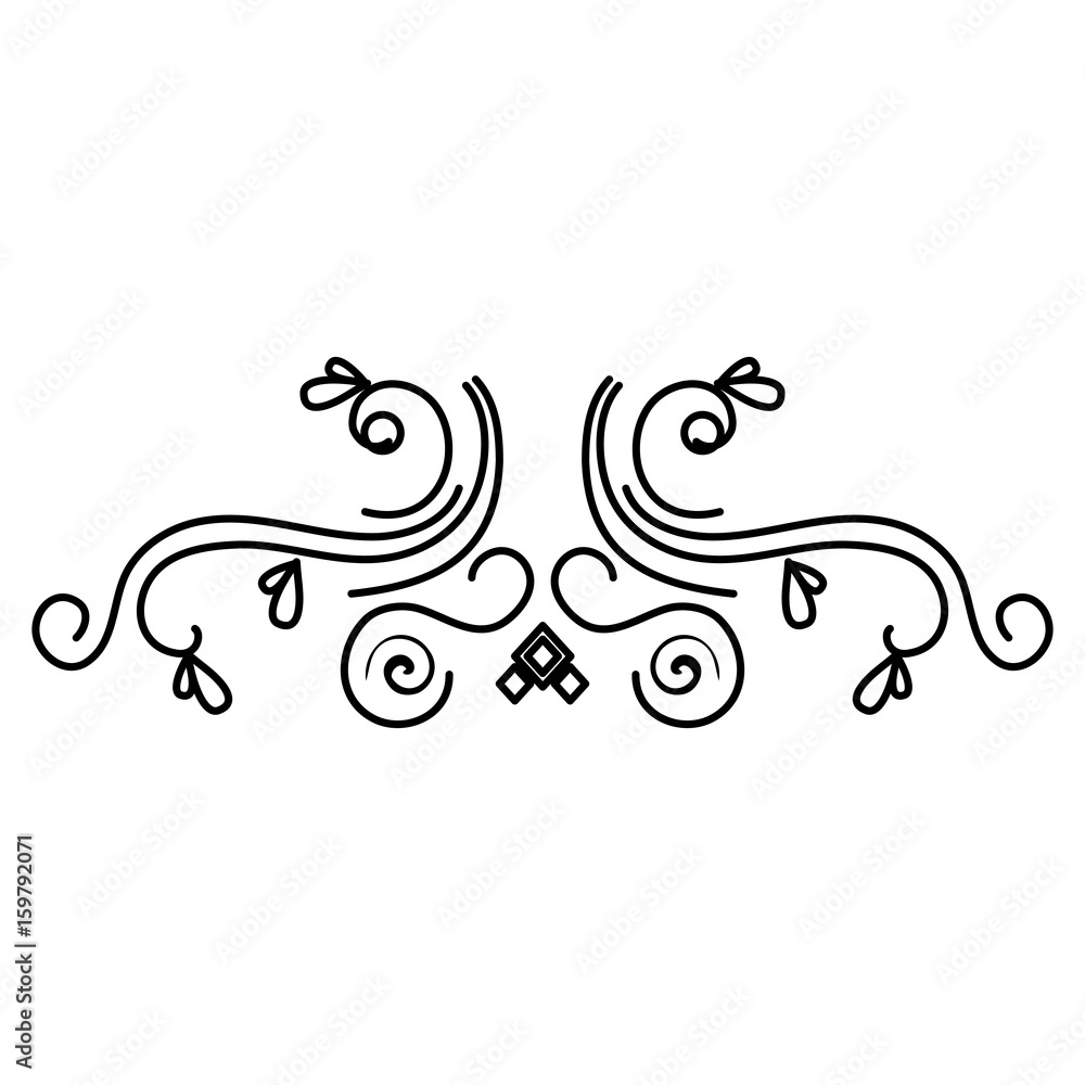 Elegant Victorian style design vector illustration design Elegant Victorian style design vector illustration design