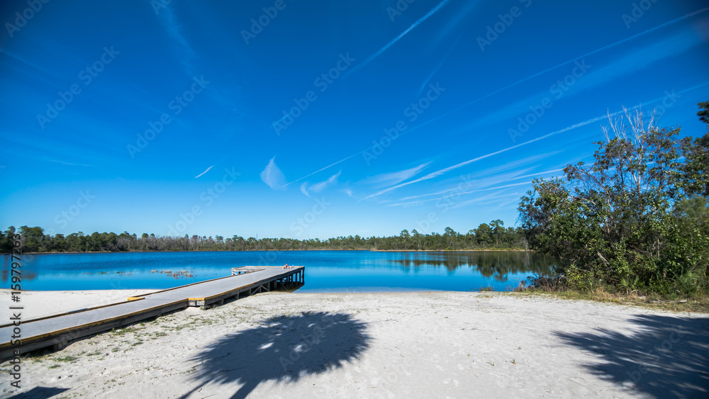 Obraz premium landscape of a lake 