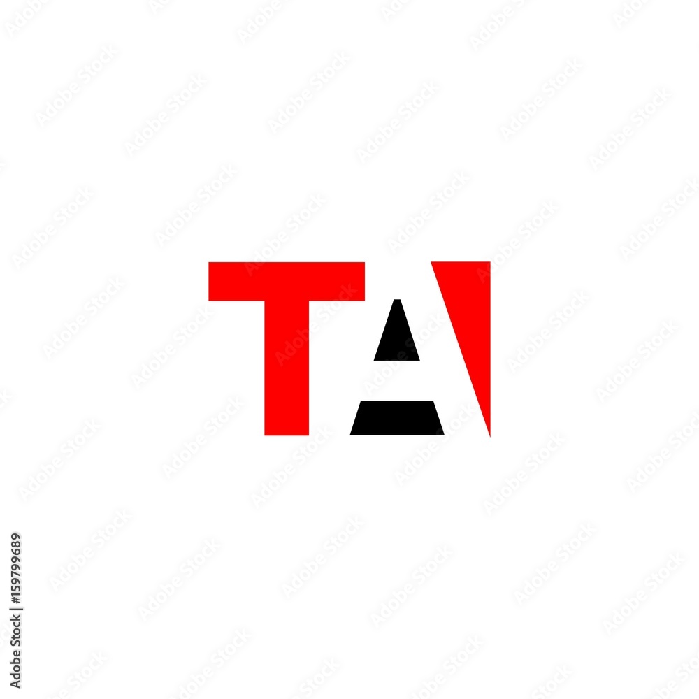 letter T,A logo vector letter T,A logo vector