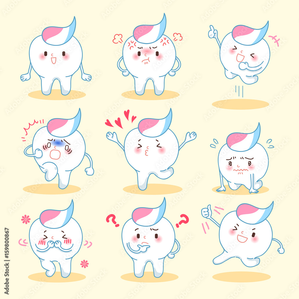 Obraz premium tooth with paste do emotion