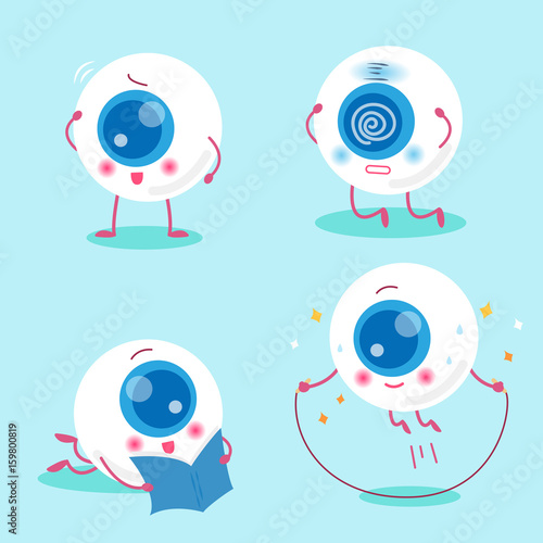 cute cartoon eyeball